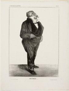 Mr.Étien......、Plate 283 from Cartooning Celebrities 作： Honoré Victorin Daumier