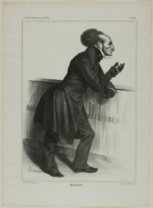ミスター・ジョリブ......、漫画家セレブリティより346プレート 作： Honoré Victorin Daumier