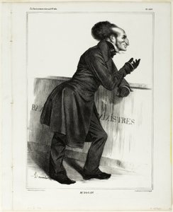 ミスター・ジョリブ......、漫画家セレブリティより346プレート 作： Honoré Victorin Daumier