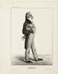ミスター・セバスト......、漫画家セレブリティより281枚目 作： Honoré Victorin Daumier
