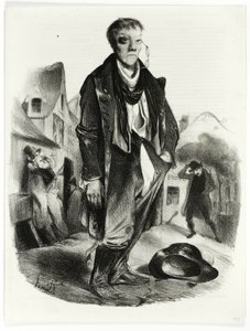 酔っぱらい 作： Honoré Victorin Daumier