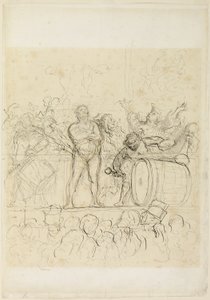 サイド・ショー（ラ・パレード） 作： Honoré Victorin Daumier