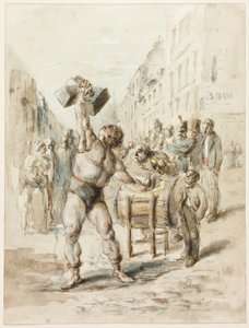 ウェイトリフター 作： Honoré Victorin Daumier