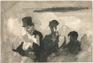 三等車 作： Honoré Victorin Daumier