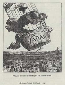 写真を芸術の域にまで高めたNadar 作： Honore (after) Daumier
