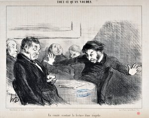 オノレ・ドーミエ（1808-1879）の作品。シャリヴァリ」は1852年の作品。Serie ALL CE QU