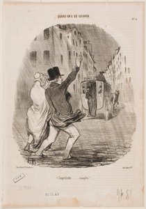  作： Honoré Daumier