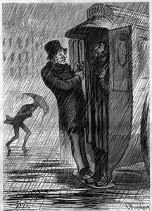 完成!!!オノレ・ドーミエ(1808-1879)の漫画。1862年6月21日付「Le Monde Illustré」271号に掲載された版画。 作： Honoré Daumier