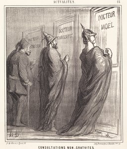 相談は無料ではありません 作： Honoré Daumier