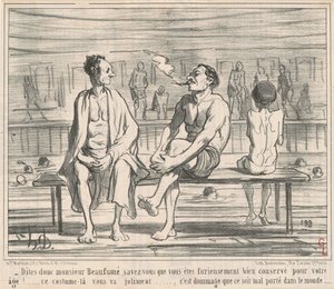 ねえ、ムッシュ・ボーフメ... 作： Honoré Daumier