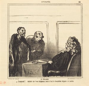 アイルランドで 作： Honoré Daumier