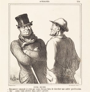 思い出の間 作： Honoré Daumier