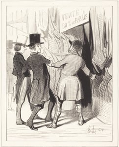 紳士の皆さん、ここに素晴らしいものがあります... 作： Honoré Daumier