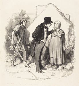 旦那様が羨ましいですか… 作： Honoré Daumier