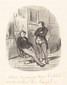  作： Honoré Daumier