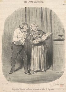 快楽の才​​能を持つ女性と結婚するデメリット 作： Honoré Daumier