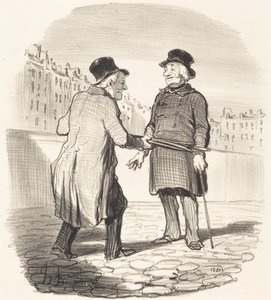私はあなたを逮捕します、悪い主題... 作： Honoré Daumier