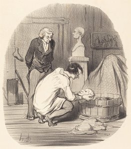 アーティスト - それだけです!... 作： Honoré Daumier