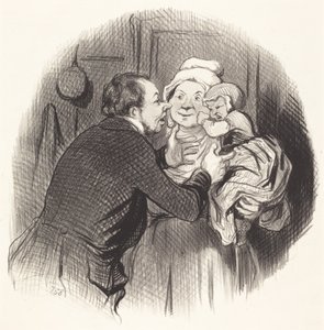 看護師の訪問 作： Honoré Daumier
