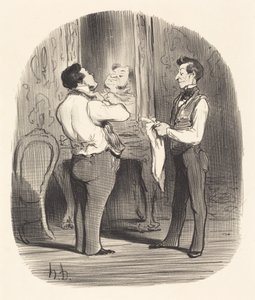  作： Honoré Daumier
