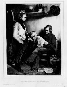 サントペラジーの思い出 作： Honoré Daumier