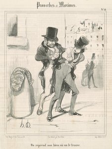 私たちは私たちの財産を取り戻すか、それを見つけます 作： Honoré Daumier