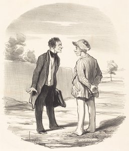 はい、ムッシュー・ジンブレット、秩序は回復しません... 作： Honoré Daumier