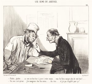 お願いします...それは良いトリックになるでしょう... 作： Honoré Daumier