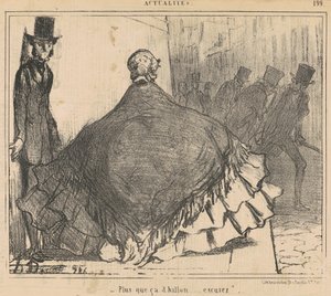 あのボールよりも… すみません！ ... 作： Honoré Daumier