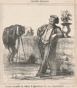 農業委員を装って… 作： Honoré Daumier
