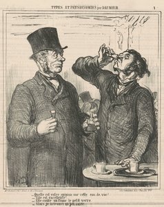あなたの意見は何ですか... 作： Honoré Daumier
