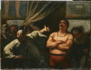 強い男 作： Honoré Daumier