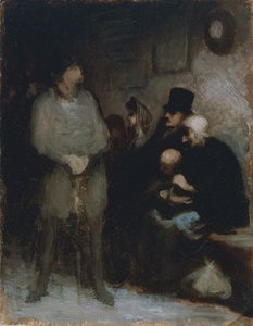 控え室 作： Honoré Daumier