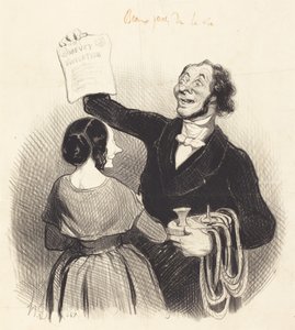 もう一人の偉人 作： Honoré Daumier