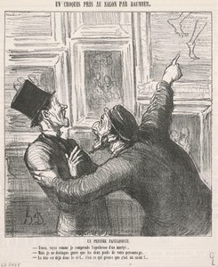 気まぐれな画家 作： Honoré Daumier