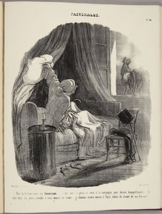 そのコケコッコーをやめて黙らないか... 作： Honoré Daumier