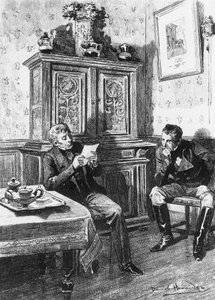 Daniel Hernandez (1856-1932) による Country Doctor の挿絵、Honore de Balzac (1799-1850) による小説、1902 年にパリで出版された Human Comedy というタイトルの多巻コレクションから