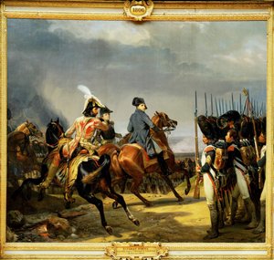 1806年10月14日、皇帝ナポレオン1世が勝利したイエナの戦い。