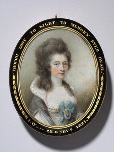 Lady Grace Anna Newenhamの肖像、1784年。 作： Horace Hone