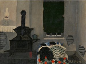 寝落ち 作： Horace Pippin