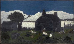 キャビン・イン・ザ・コットン 作： Horace Pippin