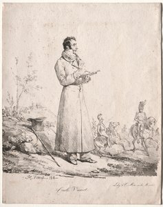 カールと呼ばれるアントワーヌチャールズホレスヴェルネ。 作： Emile Jean Horace Vernet