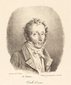 カール・ヴェルネの胸像 作： Emile Jean Horace Vernet