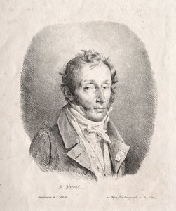 カールヴェルネ、1817年。 作： Emile Jean Horace Vernet