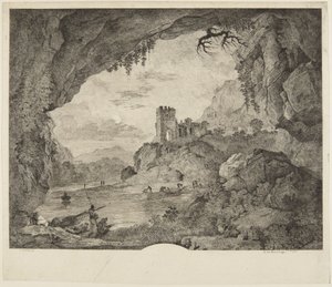 月明かりの漁 作： アントワーヌ・ド・マルセネ・ド・グイ