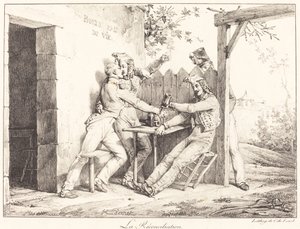 ラ・レコンシリエーション 作： Emile Jean Horace Vernet