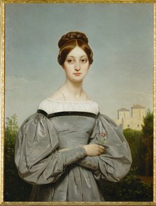 ルイーズ・ヴェルネは画家の娘である。 作： ホレス・バーネット
