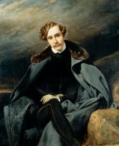 王子アレクサンドル・イワノビッチ・バリャチンスキーの肖像 1815-1879, 1837.
