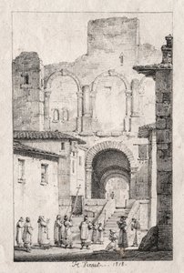アルルの行列、1918年。 作： Emile Jean Horace Vernet
