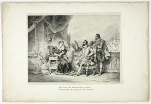 王妃よ、フランスが受けている弊害の過剰は......。 作： Horace Vernet